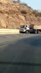 This gentleman stopped a 22 wheeler Truck