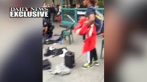Raw: Street Dancer Arrested Outside City Hall