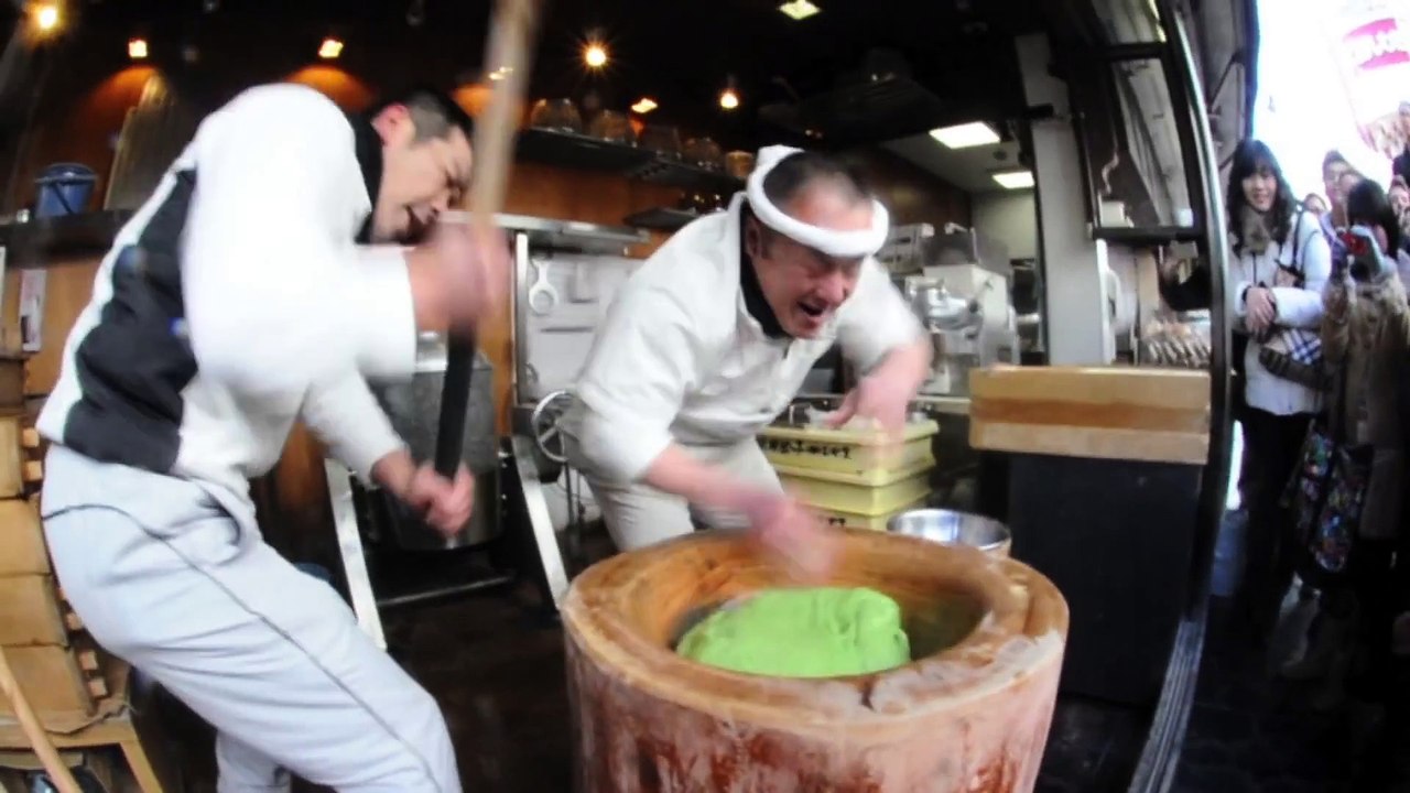 Fastest Mochi Making in Japan
