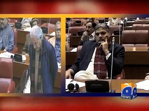 Raza Rabbani bursts into tears as Senate passes 21st amendment-Geo Reports-06 Jan 2015