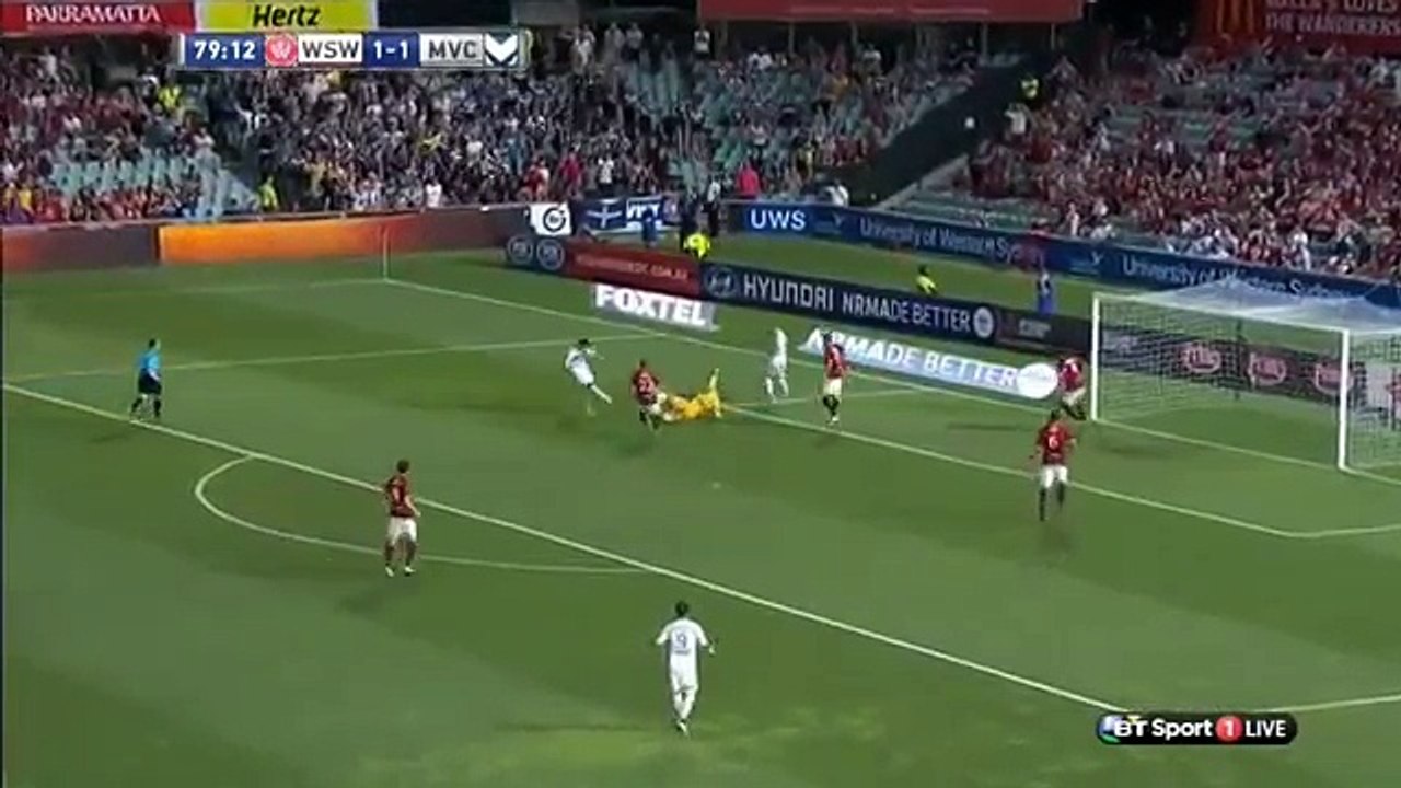 Western Sydney Wanderers vs. Melbourne Victory 1 - 2 Goal Guilherme A-League 06.01.2015