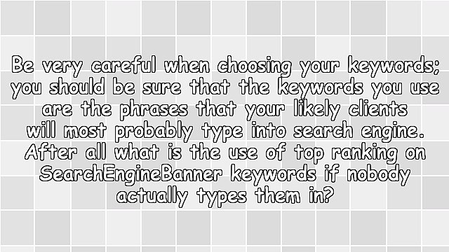 How To Do Keywords Research With Search Engine Banner