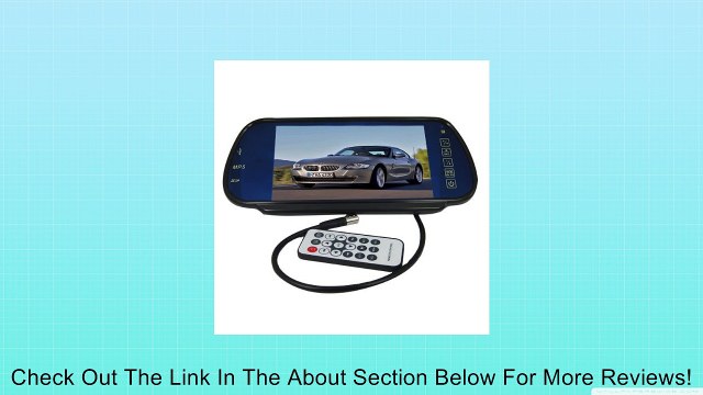 ePathChina� 7 TFT LCD Color Screen Car Rear View Mirror Monitor 2 AV Input and 2 Channel Stereo Audio Output(FM), Support Playing Video or Audio Files From SD Card and USB Flash Disk Review
