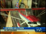 Los aviones son la pasión de José Izquierdo