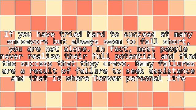 How To Reach Success With The Help Of A Denver Personal Life Coach