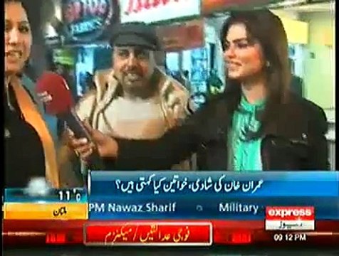 Lahore People Views On Imran Khan Marriage With Reham Khan