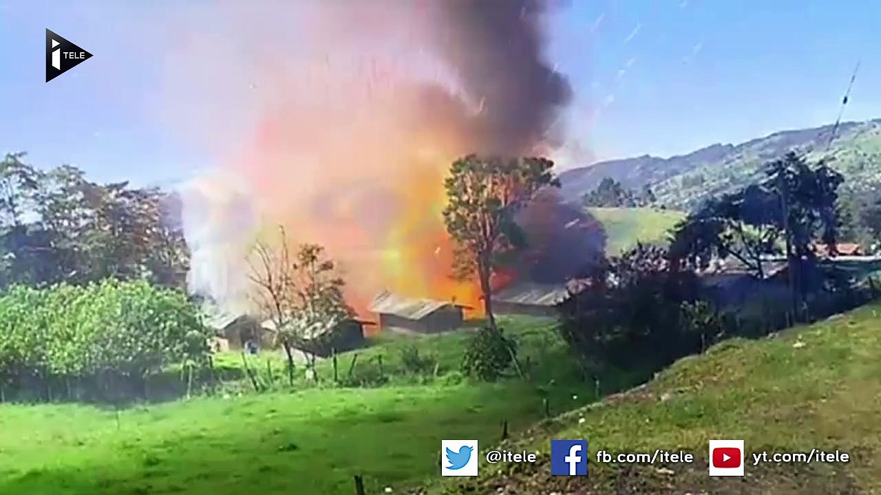 Une usine de feux d'artifice explose en Colombie