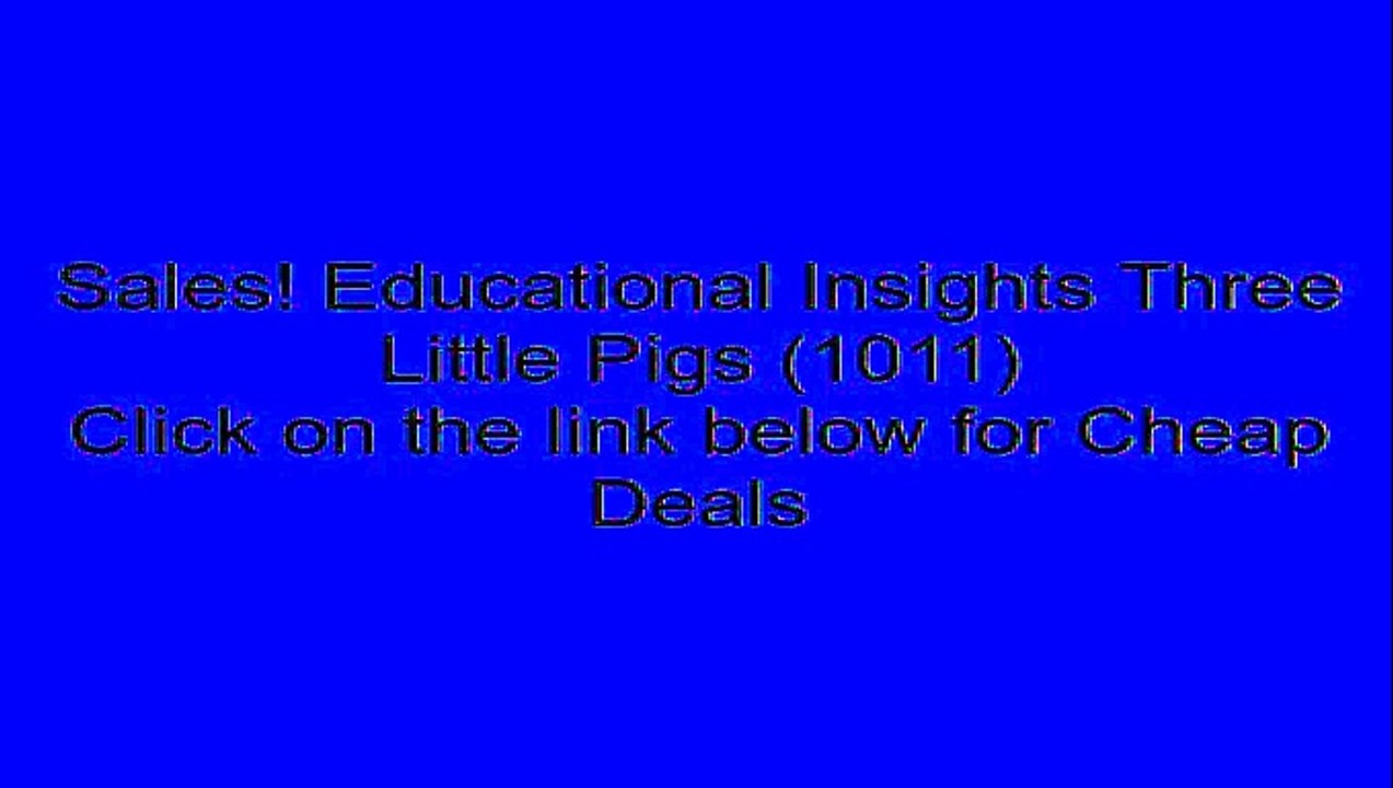 Educational Insights Three Little Pigs (1011) Review