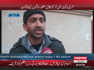 Public views on military courts