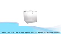 Displays2go 12-Inch Clear Acrylic Ballot Box Cube with Hinged Lid for Countertop Use (SEB) Review