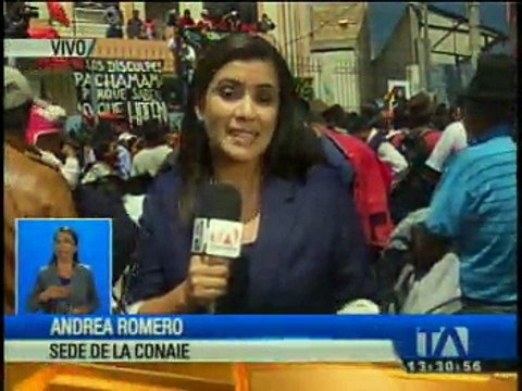 La dirigencia indígena asegura que se mantendrá en vigilia de su sede