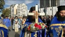 Grèce : l'Epiphanie célébrée sur le port du Pirée, à Athènes