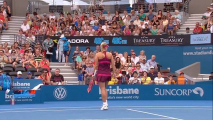 Download Video: Brisbane: Kerber souverän im Viertelfinale