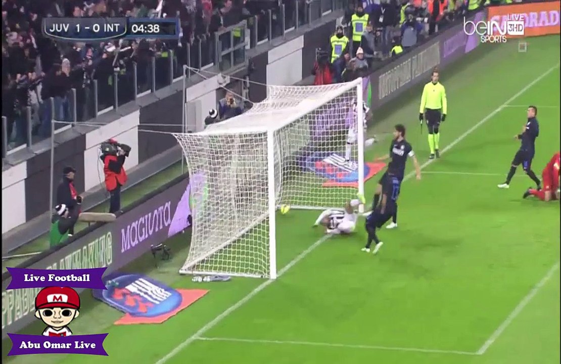 هدف اليوفي على الانتر في الدربي الايطالي عن طريق تيفيز