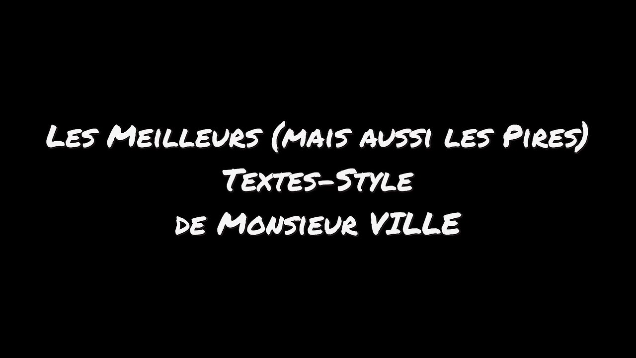 L'IMPOTENT, c'est le ROSE - Les Textes-Style de Mr Ville