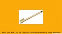 Firepower 1423-0084 Welder's Toothbrush Style Brass Scratch Brush, 3 x 7 Rows Brass Bristles Review