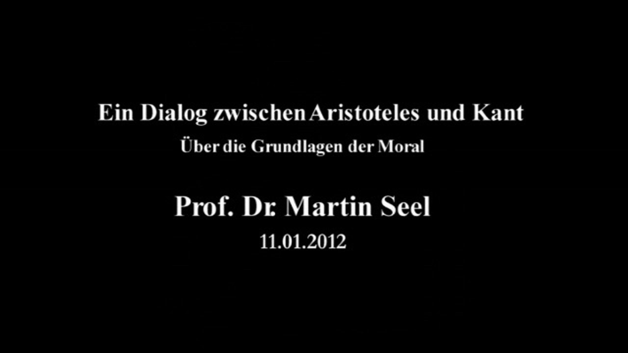 Ein Dialog zwischen Aristoteles und Kant über die Grundlagen der Moral
