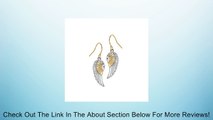 10k Real Yellow White Gold Angel Wing Wings Dangling Earrings Review
