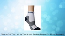 K-Swiss Quarter Cut Sock (2-Pack) Women's Socks - White/Navy/Grey Review