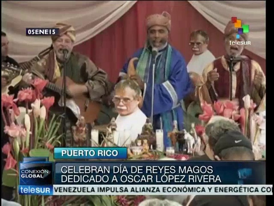 Piden Reyes Magos puertorriqueños excarcelación de Oscar López Rivera