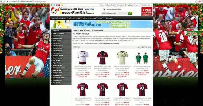 Cheap AC Milan jerseys,buy AC Milan Soccer jerseys free shipping on sale