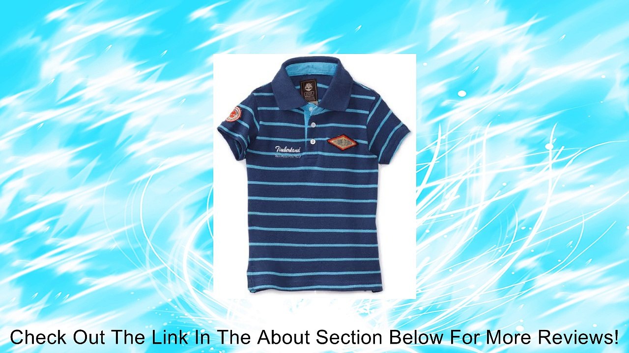 Timberland Little Boys' Tod Channel Exp Polo Shirt, Blue, 4T Review