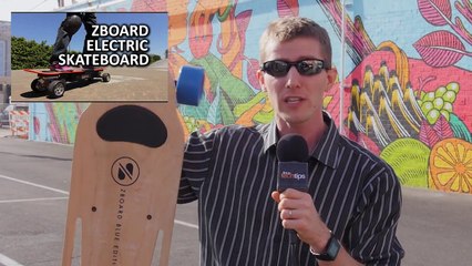 ZBoard 2 Blue Next Gen Electric Skateboard - CES 2015