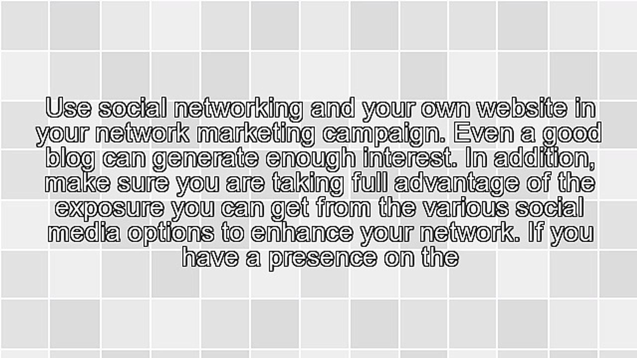 Tips To Make Network Marketing Pay Off