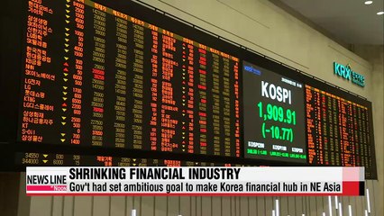 Korea's financial industry hit by lowest employment level in 5 years