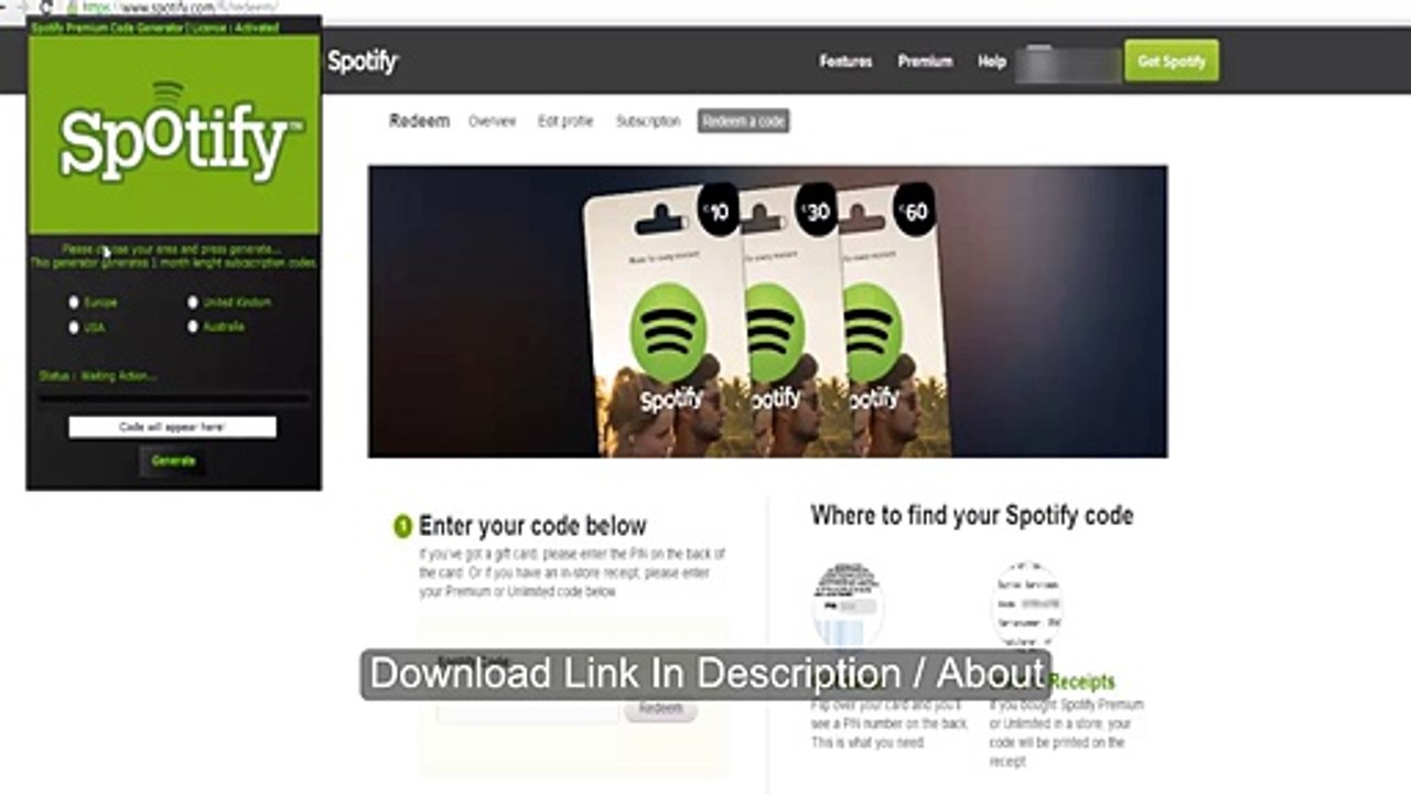 Spotify Premium Code No Survey [ Sep 2013]