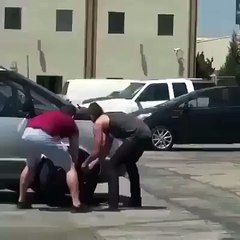How Would You React If Someone Would Steal Your Tires