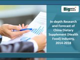 In-depth Research and Forecast of China Dietary Supplement (Health Food) Industry, 2014-2018