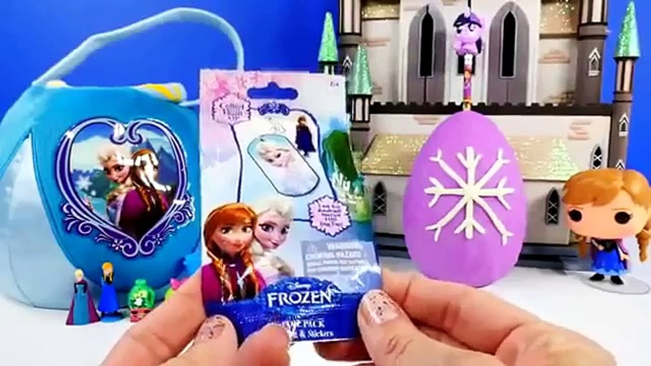 FROZEN SURPRISE BASKET   Shopkins Play Doh Kinder Eggs Disney Princess Barbie Peppa Pig MLP