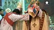 Президент Египта впервые пришел в церковь на Рождество