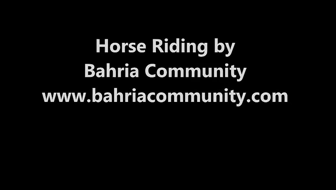 Beautiful Horse Riding In Bahria