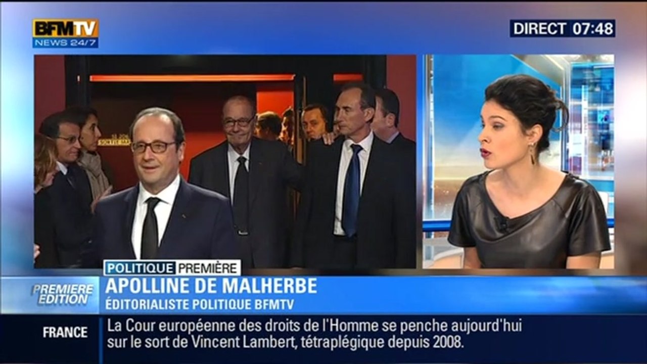 Politique Première: Dans la revue "Charles", François Hollande rend hommage à Jacques Chirac - 07/01