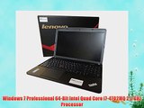 Lenovo ThinkPad Edge E540 20C6008QUS 15.6 Intel Quad Core i7-4702MQ 2.2 GHz 16GB RAM 512GB