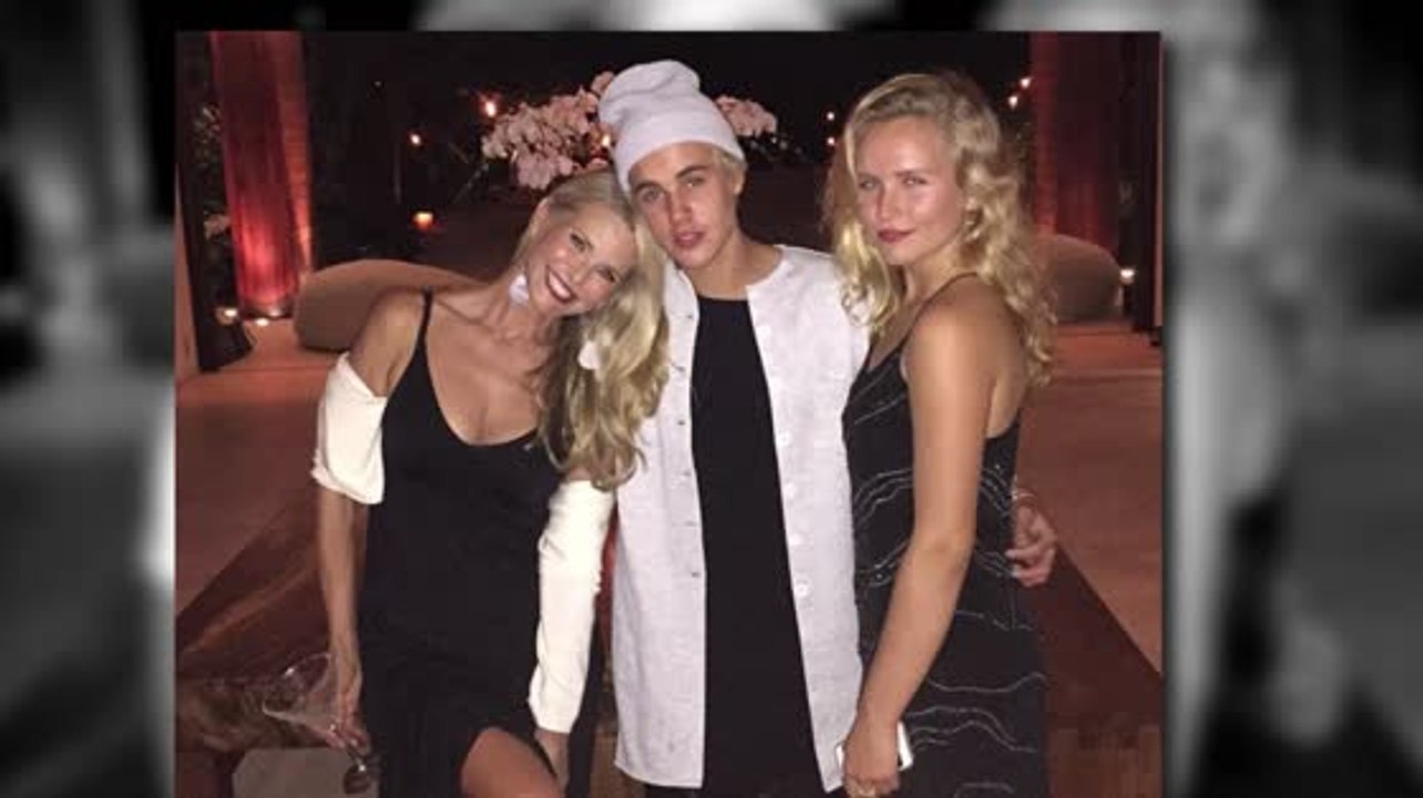 Christie Brinkley feiert mit Justin Bieber
