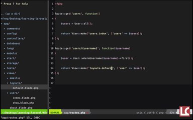Laravel 4 - 7 - Master Pages