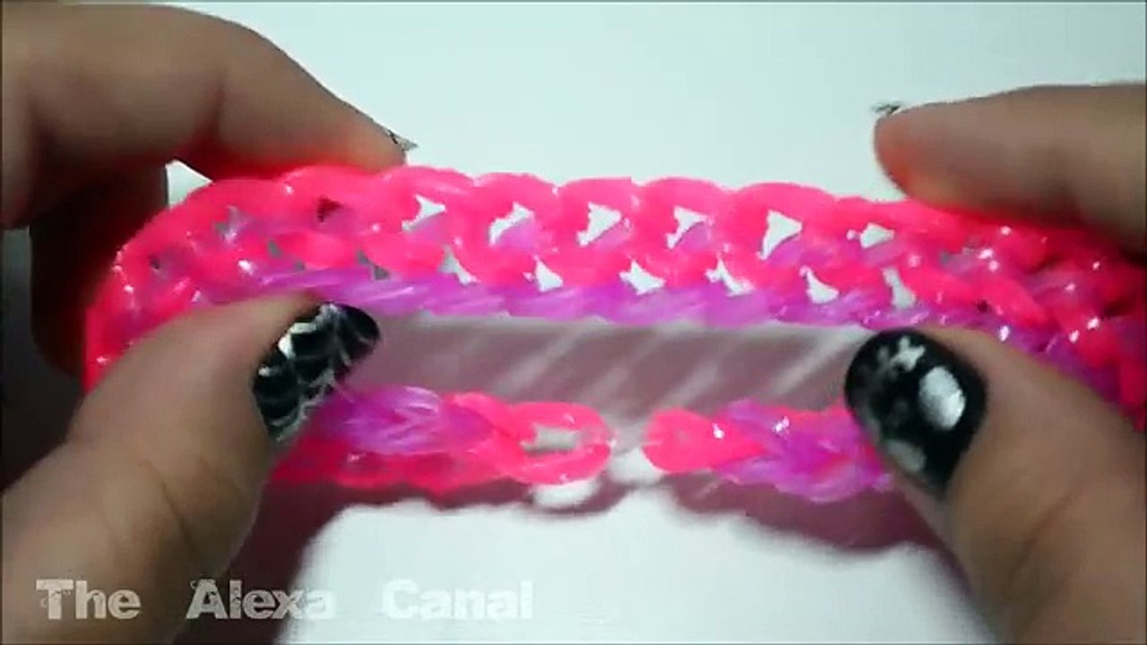 ♥ Tutorial- Pulsera Doble Banda (sin telar) ♥