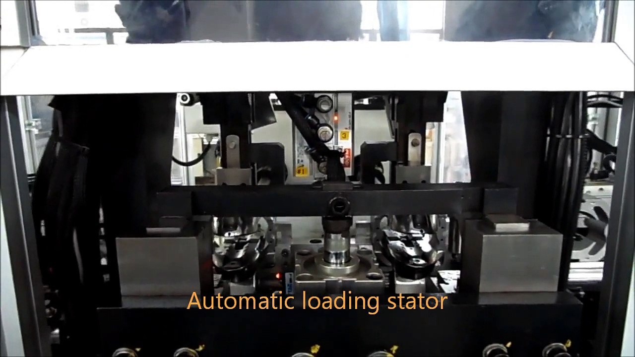 Automatic stator winding machine for 2 pole motor