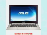 ASUS UX31AXB52 133Inch Ultrabook 17 GHz Intel Core i53317U Processor 4GB DDR3 256GB SSD Windows 7 Professional Silver Al