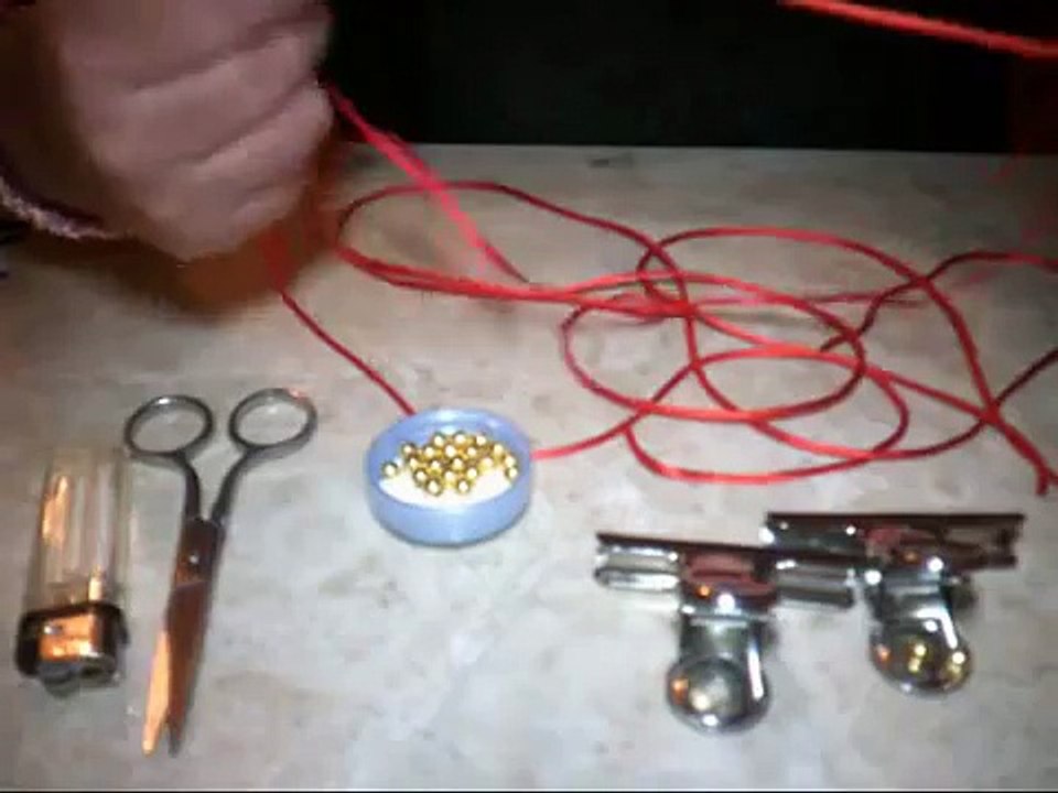 DIY- PULSERA DOBLE CON NUDO PLANO MACRAME Y ABALORIOS (BRACELET flat knot macrame and bs)