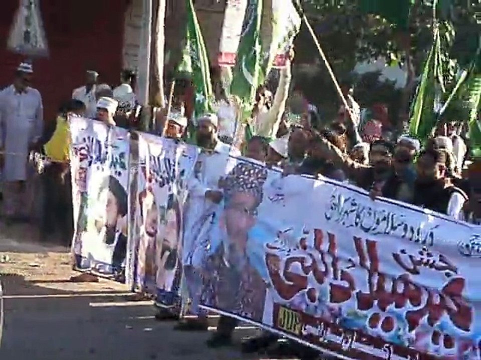 Markazi Jloos-e-Melad (Jamiat Ulema-e-Pakistan) at M.A Jinnah Road Karachi.