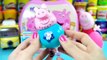 kinder surprise eggs peppa pig play doh opening egg peppa pig toys playdoh