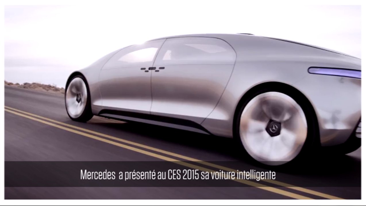 LE RADAR DE L'OBS. La voiture intelligente de Mercedes présentée au CES