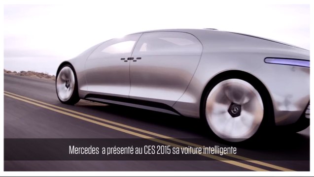 LE RADAR DE L'OBS. La voiture intelligente de Mercedes présentée au CES