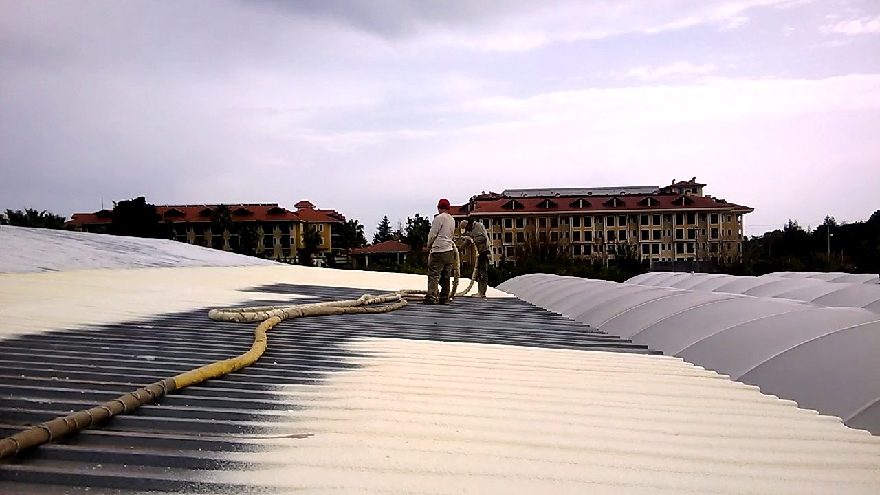 birpol sprey poliüretan köpük çatı izolasyonu 0533.662.92.68