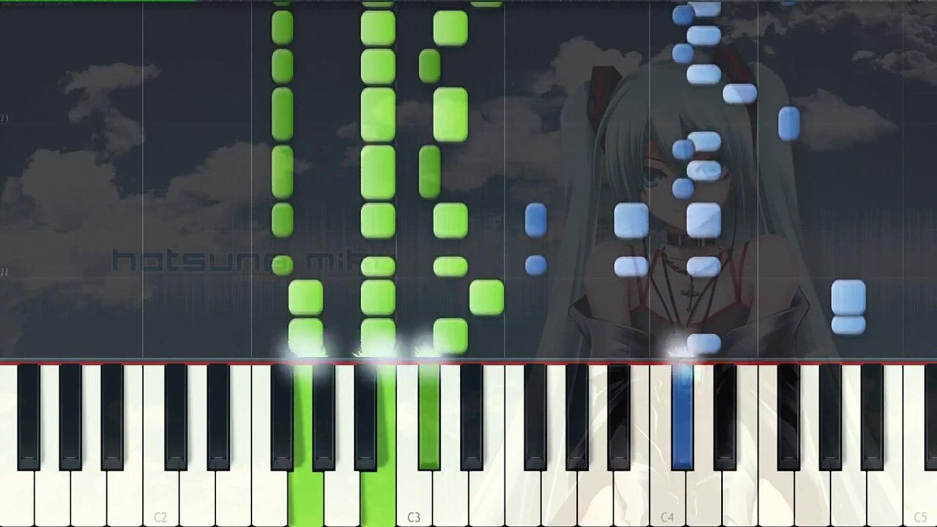 Hatsune Miku] ローリンガール Rolling Girl Piano Synthesia Tutorial - video  Dailymotion