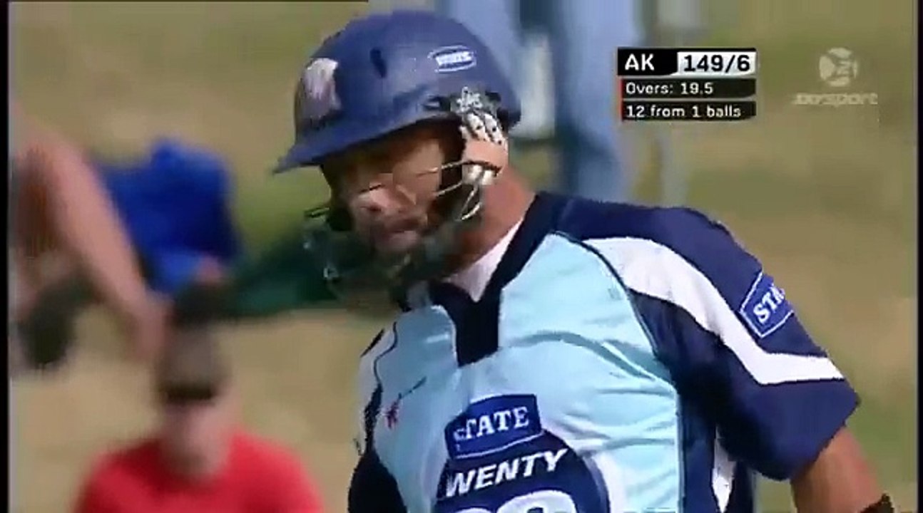 Twelve runs on one ball - what a Finish